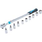BGS Drehmomentschlüssel-Satz Abtrieb Innenvierkant 12,5 mm (1/2 ) 40 - 200 Nm 11-tlg 2865 BGS Drehmomentschlüssel-Satz Abtrieb Innenvierkant 12,5 mm (1/2 ) 40 - 200 Nm 11-tlg 2865