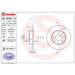 10 481 030 Bremsscheibe VA | OPEL Corsa 00 | 08.8638.10