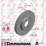 10 481 034 Sport Bremsscheibe VA Sport | OPEL Signum,Vectra,SAAB 9-3 02 | 430.1495.52