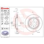 10 482 017 Bremsscheibe HA | FIAT,OPEL Signum,Vectra,SAAB 9-3 02 | 09.9505.11