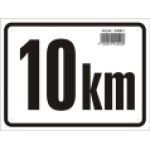 10 KM Tafel - eckig | 24001