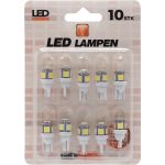 10 Stück LED W5W Glassockel 5x 5050 SMD | LIMSPAR4