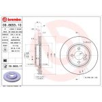 11 481 039 Bremsscheibe VA | MINI 01 | 09.8655.11