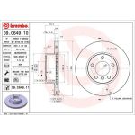 11 481 057 Bremsscheibe VA | BMW E81,E87,E90,Z4 05 | 09.C649.11