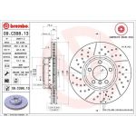 11 481 119 Brembo PREMIUM VA zweiteilig | BMW 1er, 2er, 3er, 4er 10 | 09.C398.13