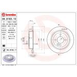 11 482 031 Bremsscheibe HA | MINI 01 | 08.9163.11