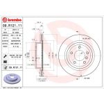 11 482 069 Bremsscheibe HA | BMW Z4 09 | 09.R121.11