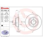 12 481 014 Bremsscheibe VA | AUDI 80 92 | 08.5709.10