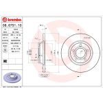 12 481 021 Bremsscheibe VA | AUDI A4 95 | 08.6751.10