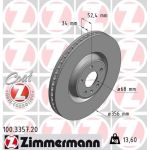 12 481 054 Bremsscheibe VA | AUDI A6,A7 10 | 100.3357.20