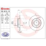 12 482 001 Bremsscheibe HA | AUDI 80,90,Coupe 84 | 08.5213.10