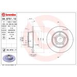 12 482 020 Bremsscheibe HA | AUDI A6 Quattro 97 | 08.9751.11