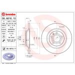 12 482 030 Bremsscheibe HA | AUDI A6 Allroad 06 | 08.A816.11