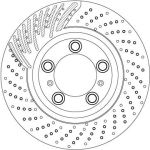 13 481 058 Bremsscheibe VA li | PORSCHE 911, Boxster 11 | DF6821S