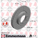 ZIMMERMANN Bremsscheibe | 400.5544.20