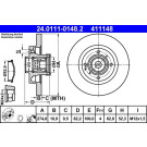 Bremsscheibe | 24.0111-0148.2