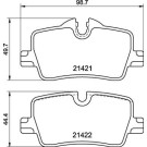 BREMBO Bremsklötze HA | BMW 3 18 | P 06 113