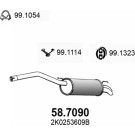 Endschalldämpfer | PEUGEOT 407,VW 04 | 58.7090