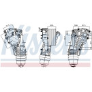 Ölkühler Motoröl Kühler ÖL | 91399