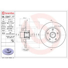 Bremsscheibe HA | FIAT Talento OPEL Vivaro RENAULT Trafic 14 | 08.C647.17