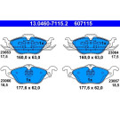 Bremsbelagsatz Opel P. Astra G | 13.0460-7115.2