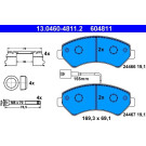 Bremsbelagsatz Fiat P. Ducato 06- Ad 1600Kg 2 Sensoren | 13.0460-4811.2