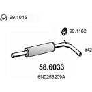 Mittelschalldämpfer | VW Polo 94 | 58.6033