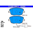 Bremsbelagsatz Skoda P. Fabia/Roomster 1.0-1.9 Tdi 99-15 | 13.0460-2884.2