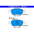 Bremsbelagsatz Alfa P. Giulietta 1.4/1.6 Jtdm 10 | 13.0460-7273.2