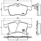 BREMBO Bremsklötze Xtra VA | OPEL Asta, Corsa, Meriva 98-17 | P 59 045X