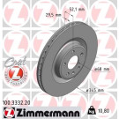 ZIMMERMANN Bremsscheibe | 100.3332.20