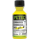 Petec Schraubensicherungslack Gelb 20ml | 90120