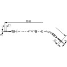 Handbremsseil re | MERCEDES W163 98 | 1987477904