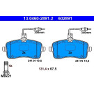 Bremsbelagsatz Peugeot P. 407 1.6-2.0 Hdi 04 | 13.0460-2891.2