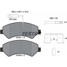 Bremsbelagsatz Fiat P. Ducato 06- Ad 2000Kg 2 Sensoren Verbessert | 2446701