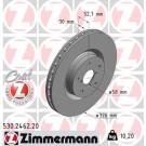 ZIMMERMANN Bremsscheibe | 530.2462.20