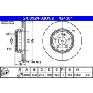 Bremsscheibe | 24.0124-0301.2