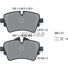 Bremsbelagsatz Bmw S. 2 1.5-2.0 D 14 | 2218701