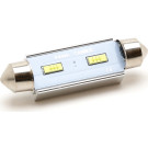 LED Soffitte C10W 44mm 2x 2055 SMD Weiß 250 Lumen Canbus