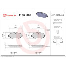 BREMBO Bremsklötze VA | NISSAN Cabstar 06 | P 56 066