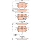 Bremsklötze VA | VW Tiguan 07 | GDB1762