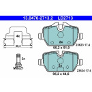 Bremsbelagsatz Bmw T. 1/3 1,6-2,0 03-13 Keramik | 13.0470-2713.2