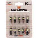 10 Stück LED W5W Glassockel 5x 5050 SMD Canbus | LIMSPAR5