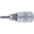 BGS Bit-Einsatz | Antrieb Innenvierkant 6,3 mm (1/4"""") | T-Profil (für Torx) mit Bohrung T10 | 2357