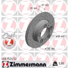 ZIMMERMANN Bremsscheibe | 460.1524.52