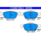 Bremsbelagsatz Honda P. Civic 1.0-1.8 I-Vtec/1.6-2.2 I-Dtec 12 | 13.0460-7284.2