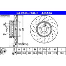 Bremsscheibe | 24.0136-0134.2