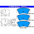 Bremsbelagsatz Opel P. Astra/Cascada/Insignia/Zafira 1,4-2,0 08 | 13.0460-5612.2