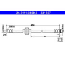 ATE Bremsschlauch | 24.5111-0450.3