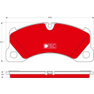 Bremsklötze VA DTEC | PORSCHE Cayenne,VW Touareg 05 | GDB1774DTE